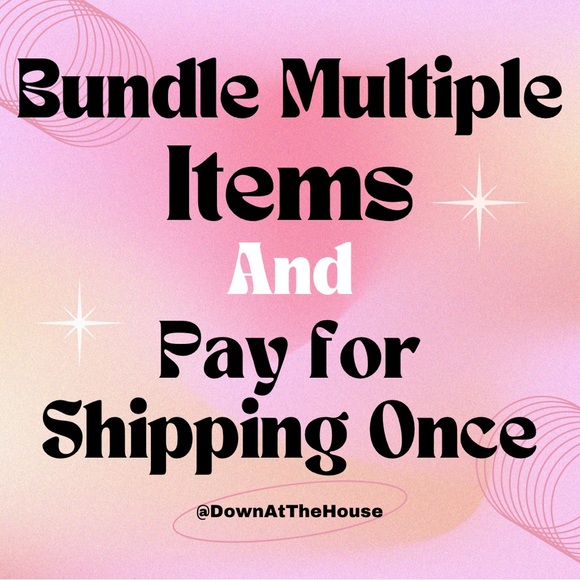 Bundled offers: how would shipping work? Does buyer pay for  💜PLEASE READ💜 You can bundle multiple items and pay once for shipping